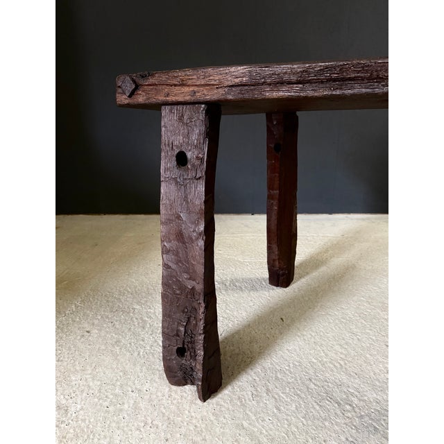 Early 19th Century Handcrafted Carved Workbench For Sale - Image 18 of 18