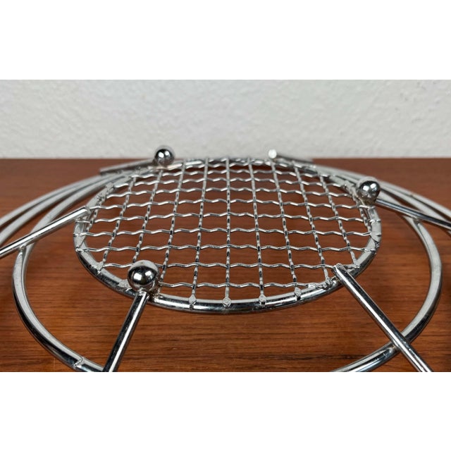 Postmodern Metal Mesh Fruit Bowl, 1980s For Sale - Image 13 of 16