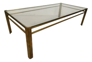 Bronze Coffee Table from Maison Malabert, 1960s