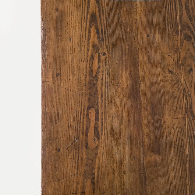 Brown Art Deco Italian Wooden Table, 1930s For Sale - Image 8 of 13
