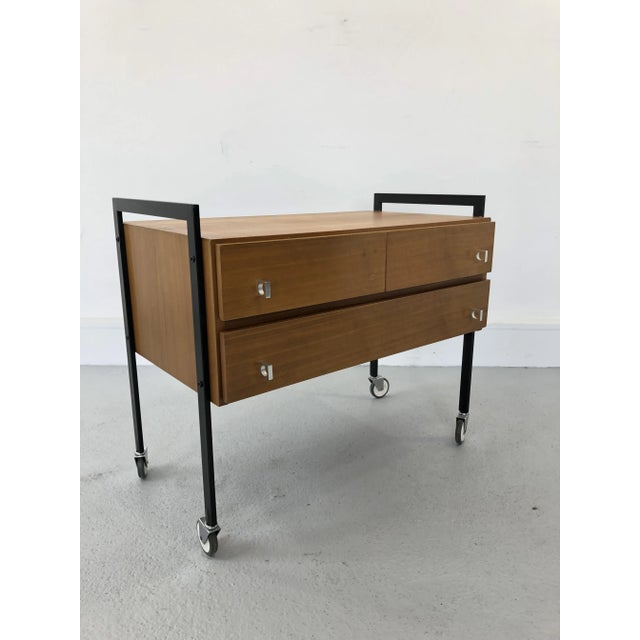 Metal & Teak Cabinet, 1970s For Sale - Image 3 of 13