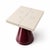 Maroon The Popzlle Side Table by Alexandre Ligios For Sale - Image 8 of 11