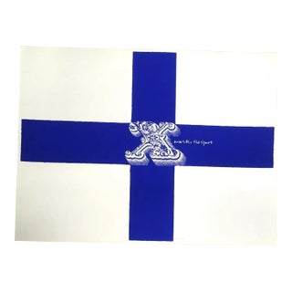 Sister Corita Kent 1968 Serigraph, Signed in Pencil: "x marks the spot" For Sale