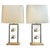 Vintage French Decorative Table Lamps in Glass and Brass, 1970, Set of 2 For Sale - Image 17 of 17
