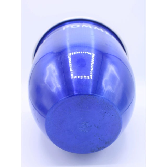 Vintage French Pommery Champagne Ice Bucket (Blue) For Sale - Image 4 of 8