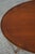 English Yew Wood Oval Coffee Cocktail Table For Sale - Image 10 of 13