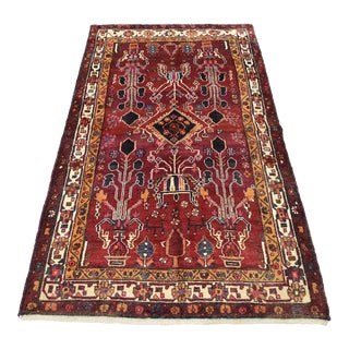 Vintage Persian Luri Rug 4’9” X 7’4” For Sale