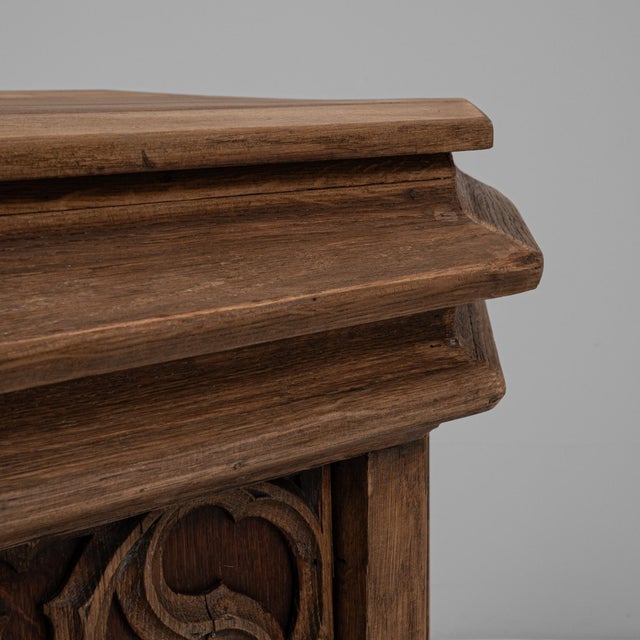 Brown 1928 French Gothic Revival Wooden Pulpit For Sale - Image 8 of 18