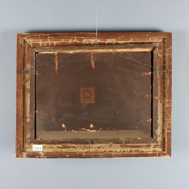 After José Navarro Llorens, Seascape, Oil on Cardboard, Framed For Sale - Image 9 of 10