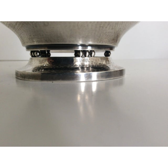 Art Nouveau Ealry 20th Century Georg Jensen Sterling Silver Bowl For Sale - Image 3 of 7