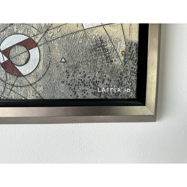 Erik Laffer American (1982 ) Abstract Oil on Canvas Painting/ Sold For Sale - Image 11 of 12