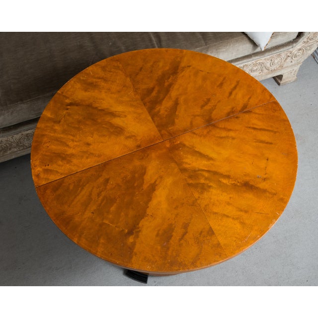 1940s 1940s Biedermeier Style Cherrywood Round Center Table For Sale - Image 5 of 8