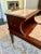 Walnut Two-Tier Table With Marble Inlay - Mid Century For Sale - Image 4 of 9