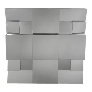 Neal Small Modern Cubist Multi-Faceted Sculptural Wall Mirror