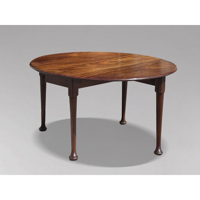 18th Century George II Mahogany Drop-Leaf Dining Table, 1760 For Sale - Image 9 of 13