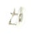 Modern Late 20th-Century Sterling Tiffany and Co Elsa Peretti Earrings For Sale - Image 3 of 5