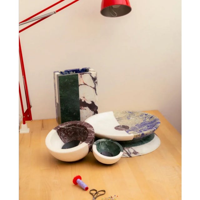 Arthur Arbesser Modern Handcrafted Italian Marble Bowl by Arthur Arbesser For Sale - Image 4 of 9
