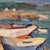 Mainié, Boats on the Shore Mainié, 1970s, Oil on Canvas, Framed For Sale - Image 13 of 18