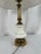 Mid-Century Modern Vintage Tall Stiffel Brass & White Porcelain Lamp For Sale - Image 3 of 11