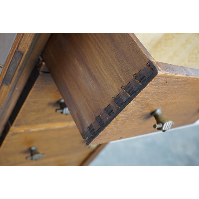 Dutch Oak Apothecary Cabinet, Mid-20th Century For Sale - Image 14 of 18