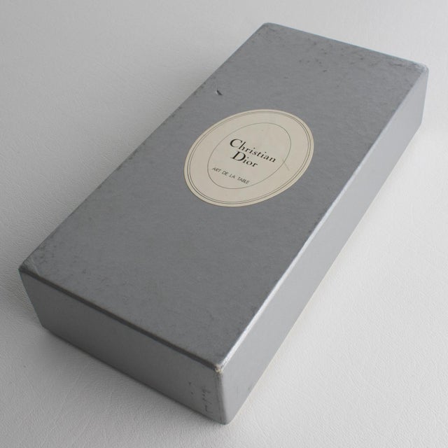 1990s Christian Dior Paris Crystal Desk Accessory Pen Holder For Sale - Image 5 of 16