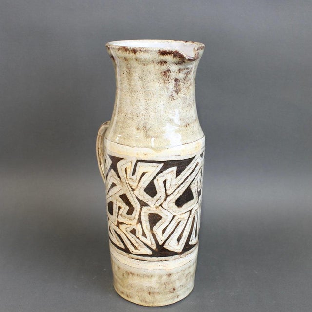 Vintage French Decorative Pitcher by Vieux Moulin, 1960s For Sale - Image 6 of 13