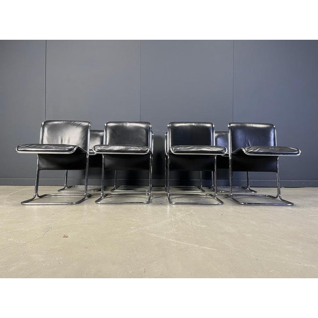 1970s Calla Dining Chairs by Antonio Ari Colombo, 1970s, Set of 8 For Sale - Image 5 of 15