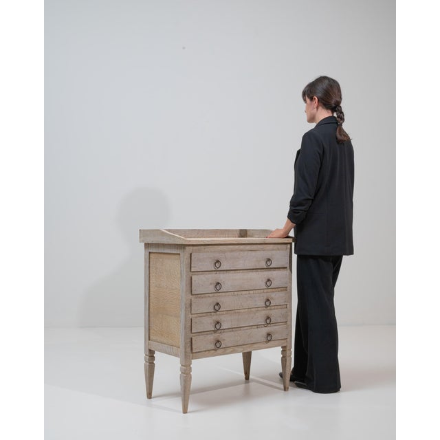 Mid 20th Century French Neoclassical Wooden Chest of Drawers For Sale - Image 13 of 18