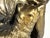 Gilded Chalkware Equestrian Mantel Piece With Child & Dog, c.1930-1940s For Sale - Image 10 of 13