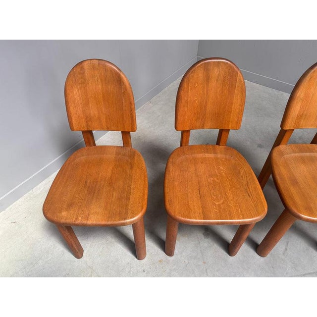 Wood Vintage Oak Dining Chairs from Wasa, 1990s, Set of 6 For Sale - Image 7 of 16