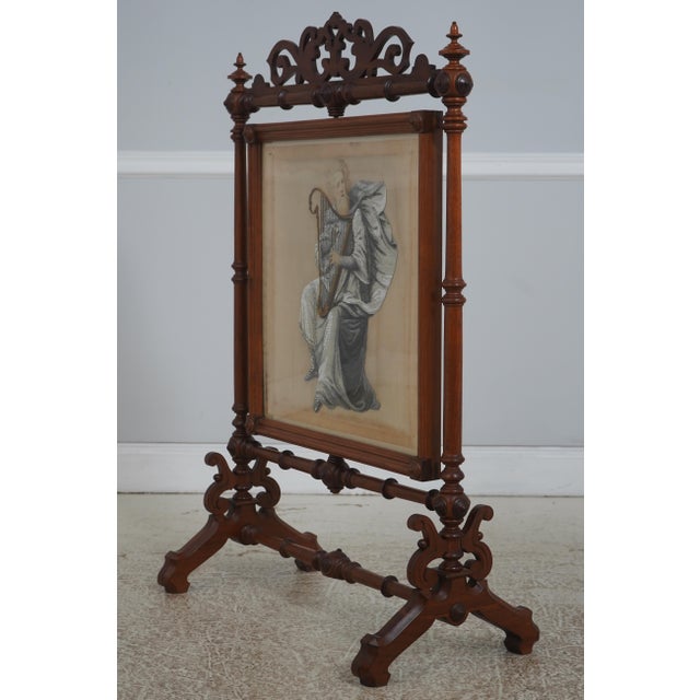 Age: C.1860-1880 Details: Walnut Fine Carved Details High Quality Construction 18 C. Design Traditional Style Stunning...