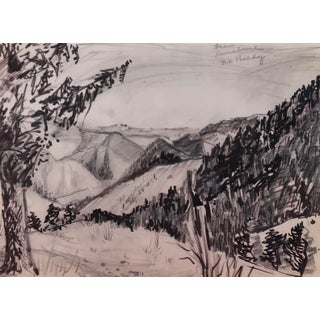 1950s View From the Roundhouse, Mt Baldy For Sale