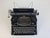 Art deco continental portable typewriter manufactured by wanderer-werke in germany, circa 1930. This elegant machine...