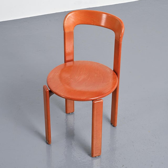 Dining Chairs by Bruno Rey for Dietiker, 1970s, Set of 4 For Sale - Image 12 of 16