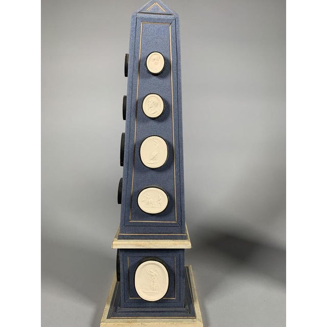 Antique Obelisks with Cameos, 1790 For Sale - Image 12 of 13