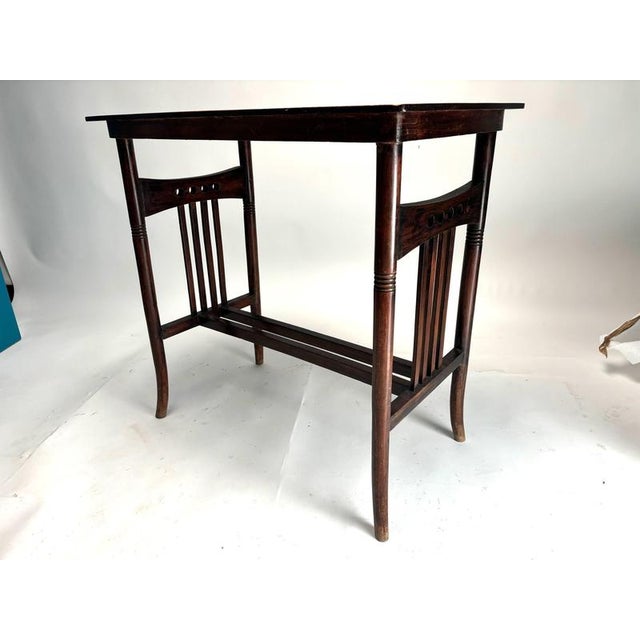 Viennese Secession Beech Coffee Table from J.J. Kohn, 1890s For Sale - Image 6 of 8