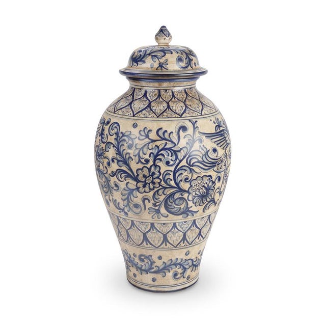 Not Yet Made - Made To Order Blue Peacock Heritage Vase by deBlona For Sale - Image 5 of 16