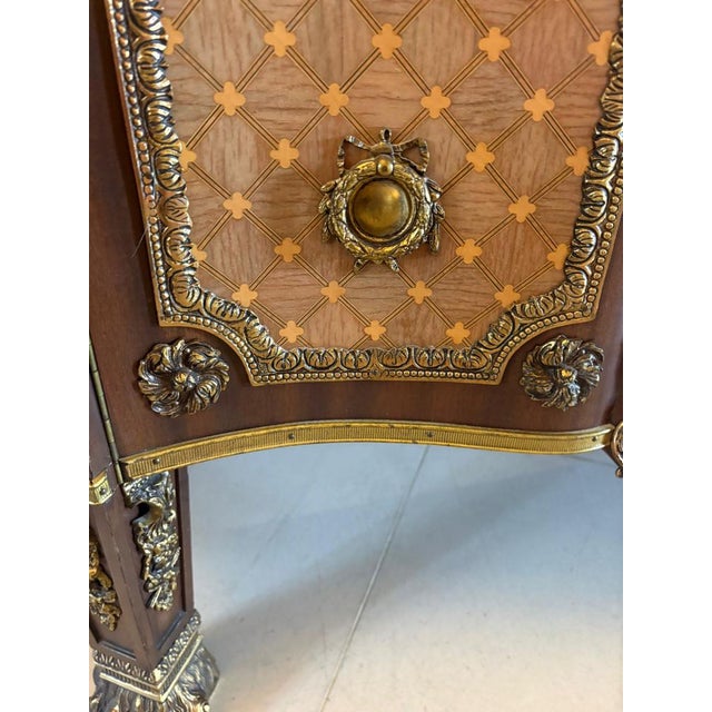 Antique French Ormolu-Mounted Marble Top Sideboard, 1900s For Sale - Image 12 of 18
