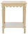 Tan Heaven Scalloped Accent Table in Natural For Sale - Image 8 of 8