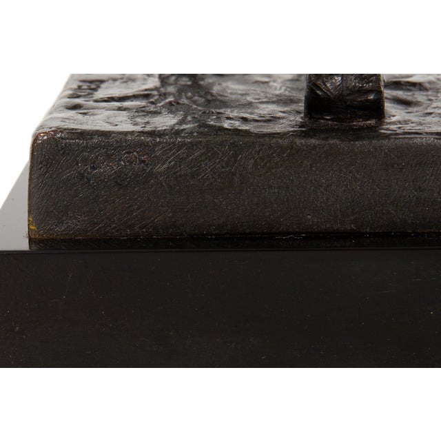 French Antique Bronze Sculpture of Racehorse by Francois Peyrol Ca. 1910 For Sale - Image 18 of 18