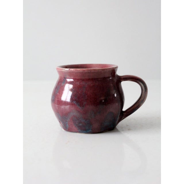 Vintage Studio Pottery Mug For Sale - Image 9 of 11