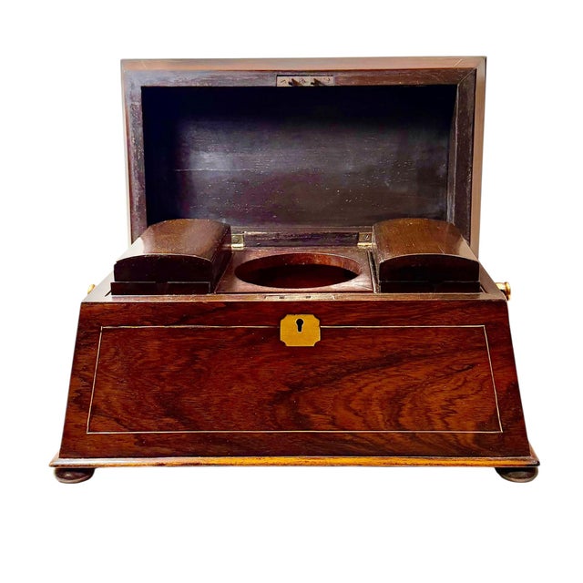 Early 19th Century English Regency Tea Caddy For Sale In Tampa - Image 6 of 16