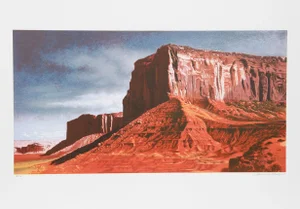 Howard Koslow, North From Kayenta, Lithograph