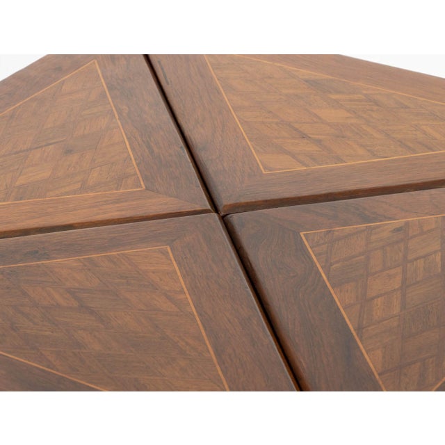 Edwardian Style Folding Envelope Game Table For Sale In New York - Image 6 of 9