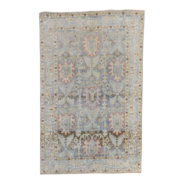 Early 20th Century Zabihi Collection Persian Malayer Scatter Rug - 3'5" x 5'2" For Sale