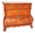 Dutch Fruit Wood Kettle Base Chest of Drawers For Sale