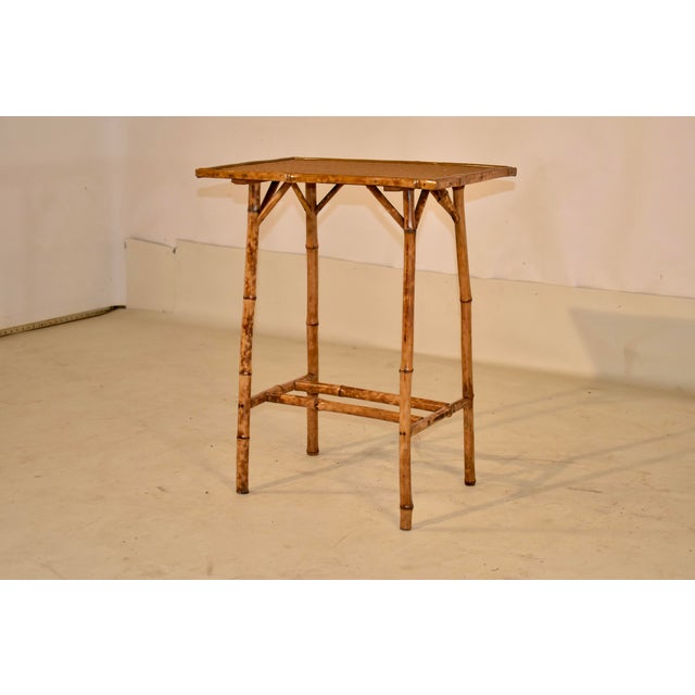 19th Century Late 19th Century Tortoise Bamboo Side Table For Sale - Image 5 of 8
