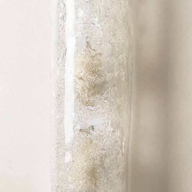 Ice Glass Wall Light Fixture from Hillebrand, Germany, 1960s For Sale - Image 14 of 18