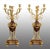 Antique Napoleon III Candelabra/Flambeaux in Gilded Bronze and Red Griotte Marble, France, 19th Century, Set of 2 For Sale - Image 3 of 3