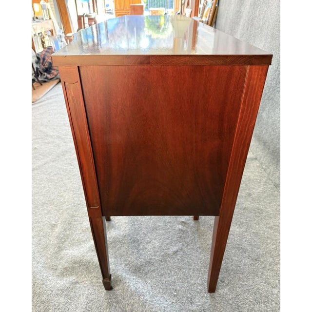 Brown Vintage Flamed Mahogany Sideboard For Sale - Image 8 of 13